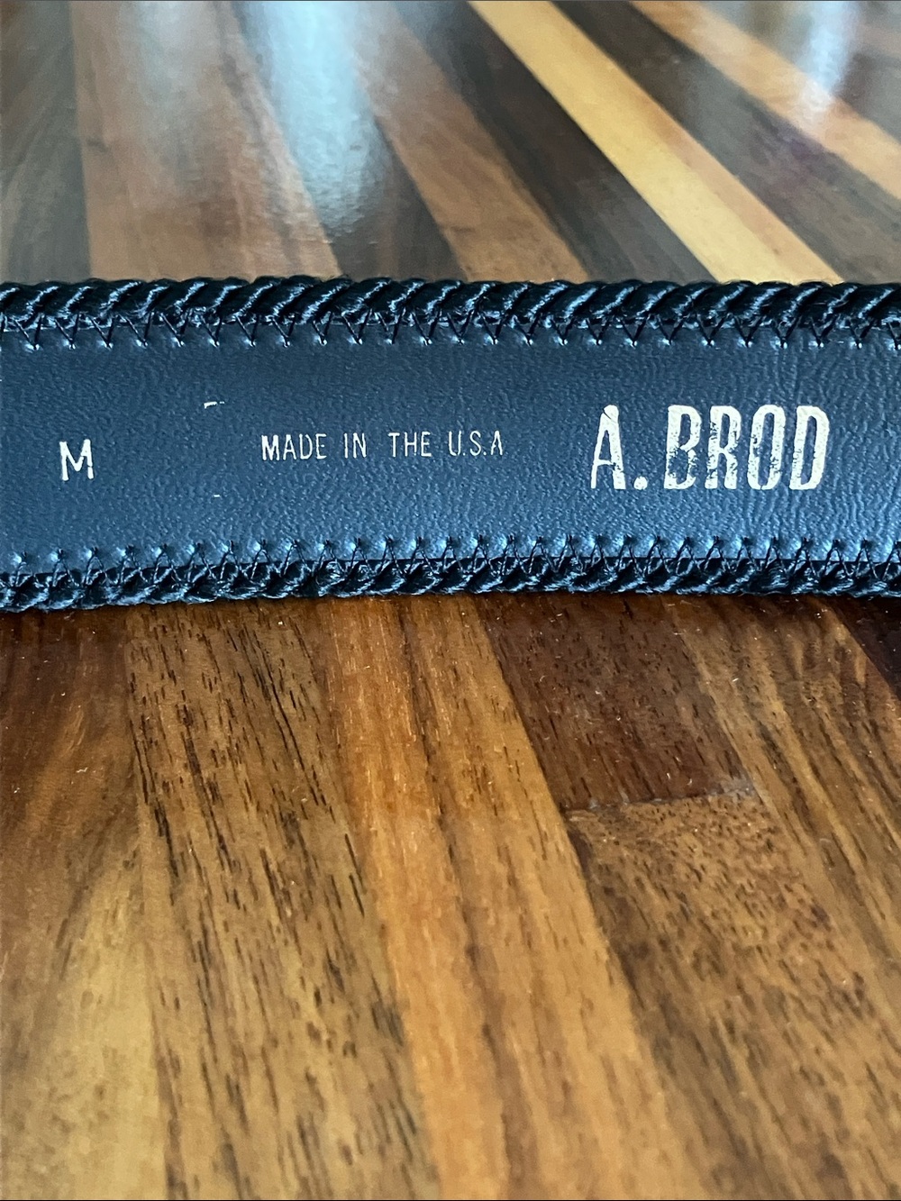 Vintage Black Velvet A. Brod Belt USA Rhinestone Buckle Italy M Glam - Picture 4 of 15